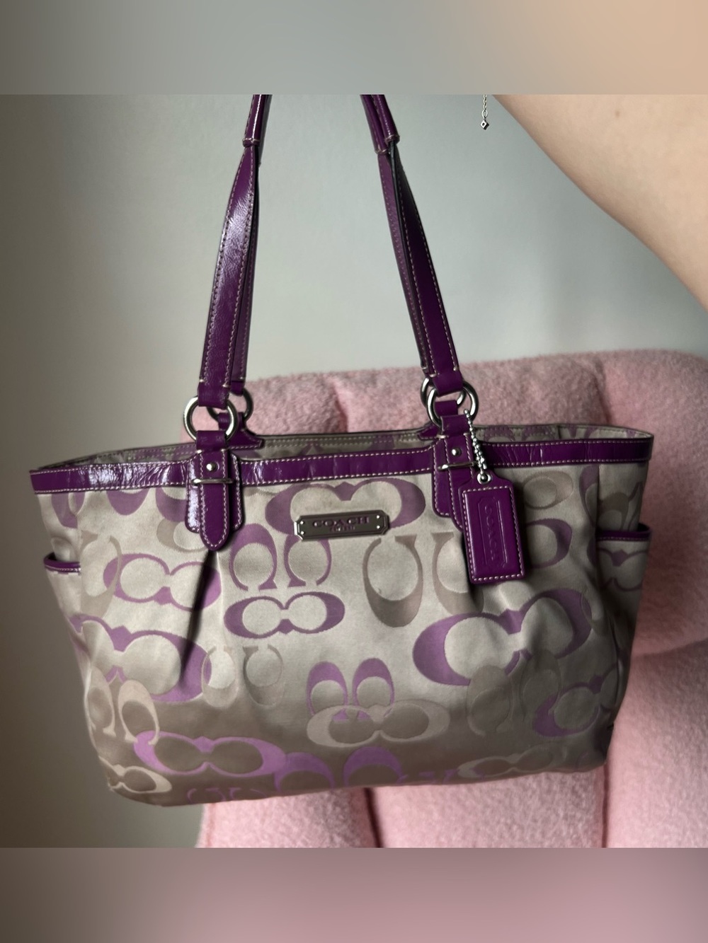 Coach Optic Signature Gallery Tote